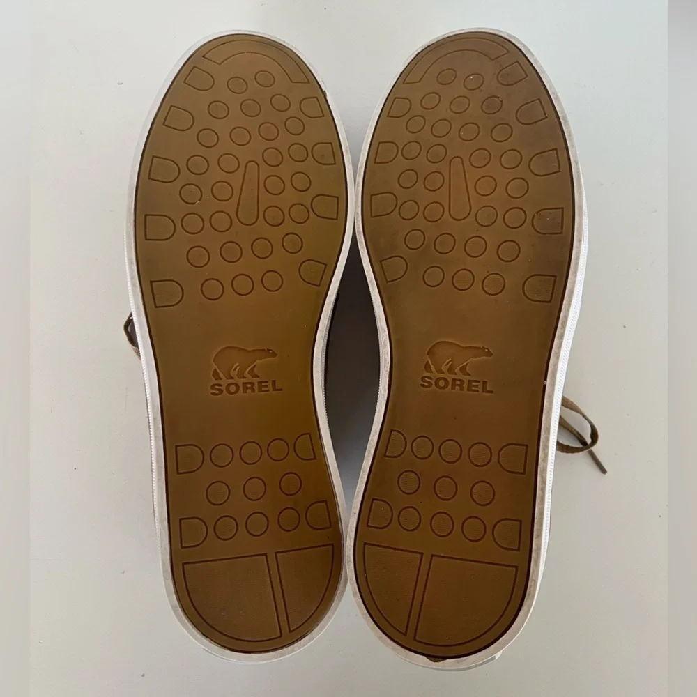 Sorel Cstreet Suede Waterproof Chukka Sneaker in Brown, size 11.5